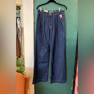 ARIAT ultra high-rise wide leg size 27 NWT Classic Blue Denim Jeans